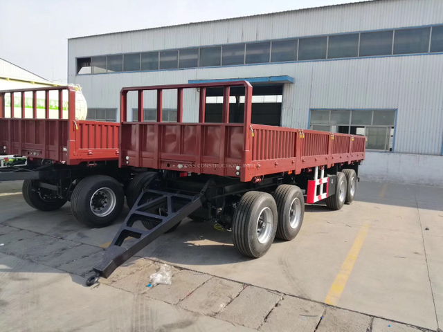 Trailer penarik 2 gandar sisi lepas 20T draw bar